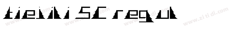 tiejili SC regul字体转换
